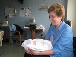Happy grandmother! Taken on August 21st, 2007
