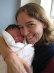 Smiling with his aunt.... Taken on August 21st, 2007