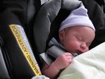 Coming home from the hospital! Taken on August 23rd, 2007