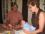 Grammy and Grandpa get some quality time with their grandson. Taken on August 26th, 2007