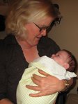 Meeting Grandma Julie. Taken on October 5th, 2007
